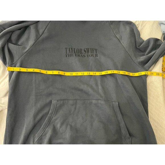 Taylor Swift Eras Tour Dark Gray Blue Sweatshirt Size Large 2023 2024 Pockets - Picture 13 of 15